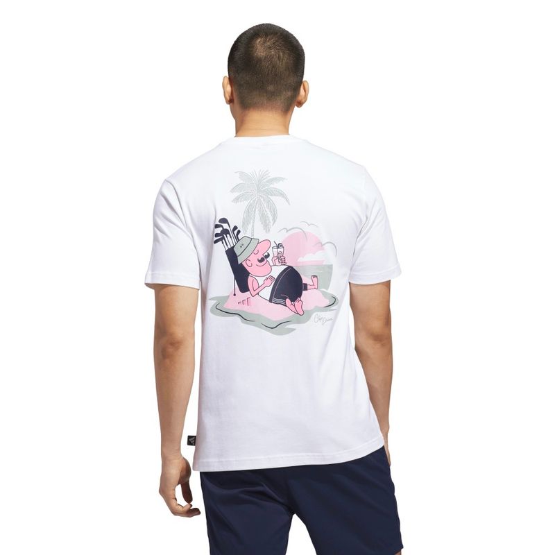 Adidas M Golf Chip In Paradise Graphic T-shirt 0