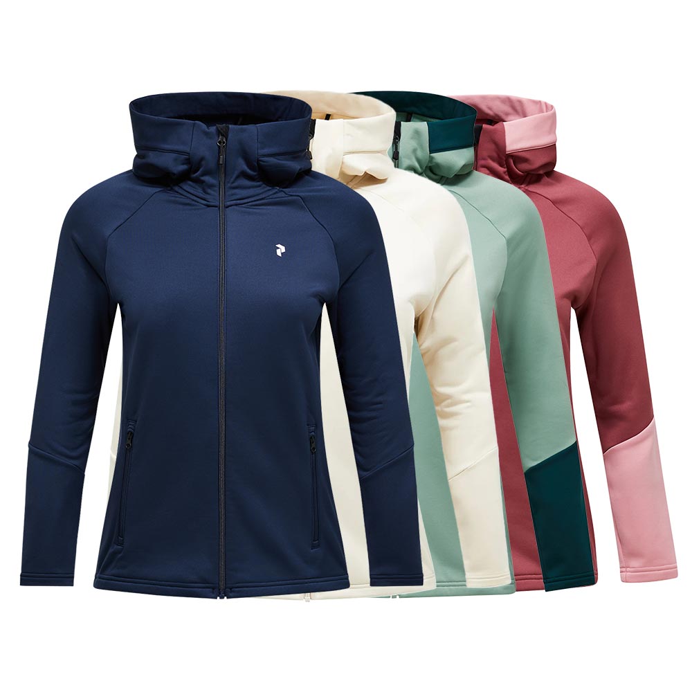 Peak Performance W Rider Essentials Midlayer Zip Hood 0